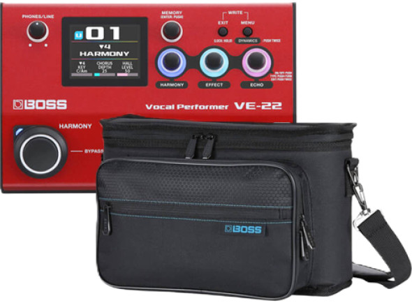 <b>BOSS VE-22 com BOLSA ALMOFADADA BOSS CB-VE22</b> <b>BOSS VE-22 com BOLSA ALMOFADADA BOSS CB-VE22</b>